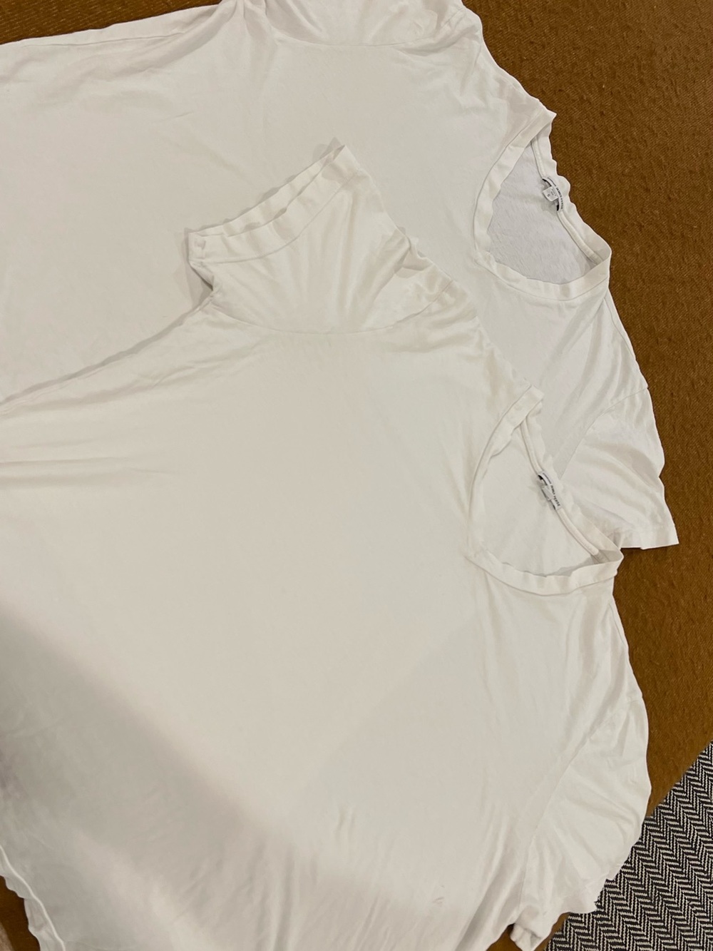 James Perse Women’s White Short Sleeve Crew Tee